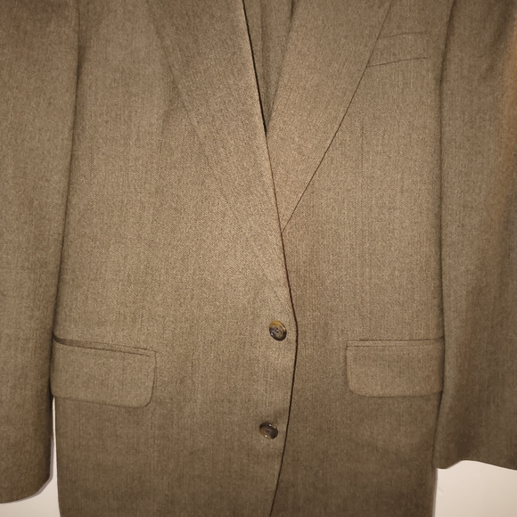 Oscar de la Renta 2 Piece Suit 44L 38W - Picture 5 of 11